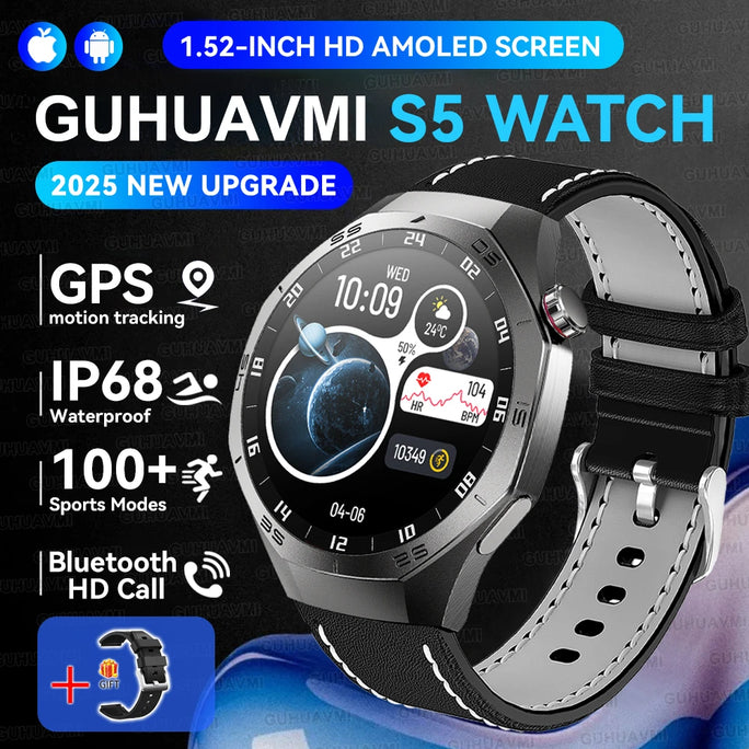 GT5 PRO GPS Trajectory Sport Smart Watch Men