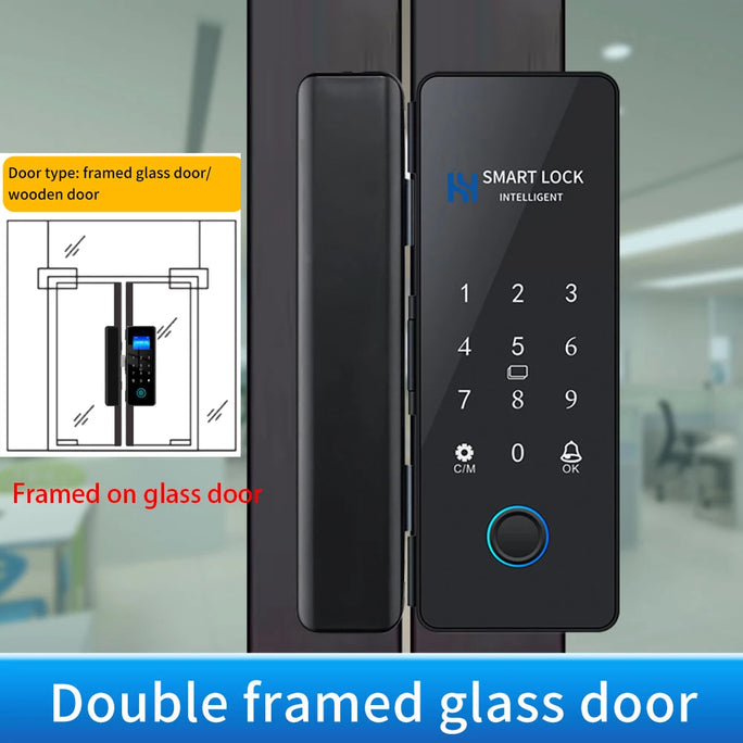 Smart Door Lock For Wooden Sliding Glass Door