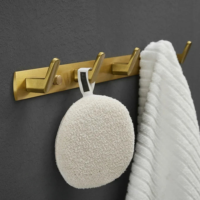 Bathroom Accessories Brushed Gold Space