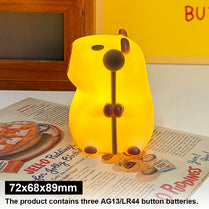 Cute Pet Capybara Night Light Cute Cartoon Living Room Light