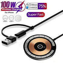 100W Magnetic Wireless Charger Pad Stand