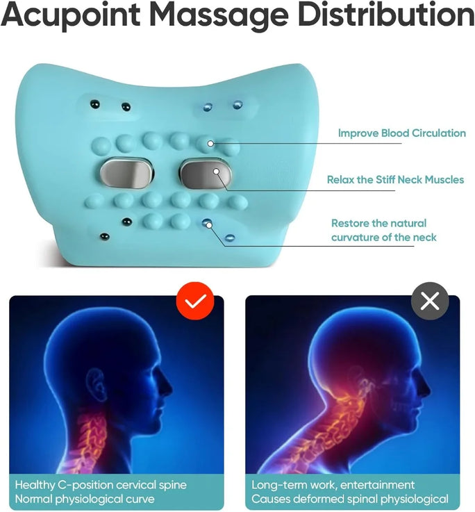 Electric Neck Massager Heated Cervical Massager