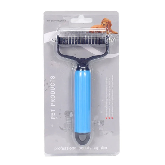 Pet Deshedding Brush Cat Comb Self Cleaning Hair