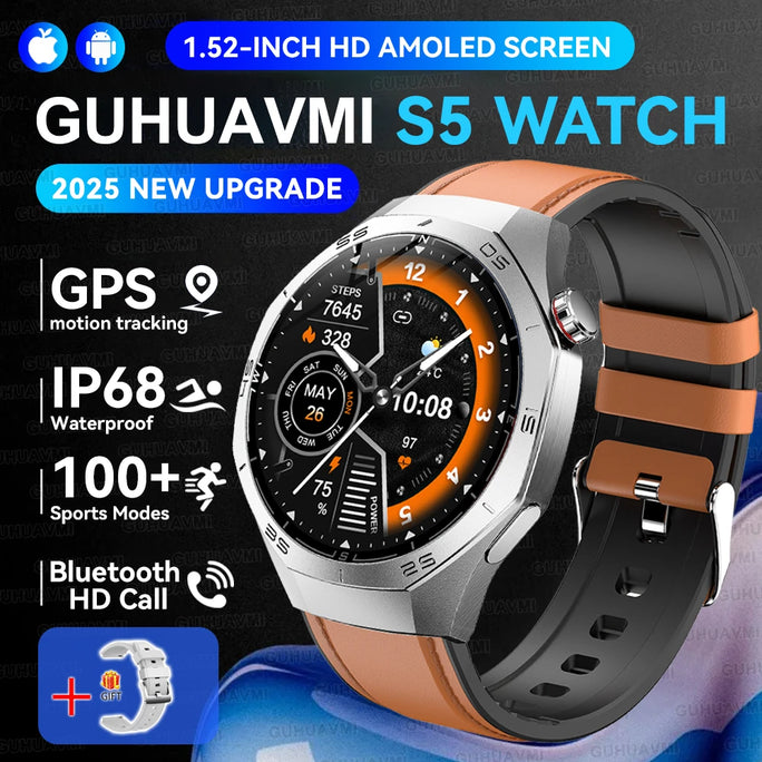 GT5 PRO GPS Trajectory Sport Smart Watch Men