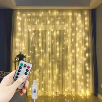 6/4/3M USB Curtain String Lights Fairy Light Christmas Garland Festoon Remote