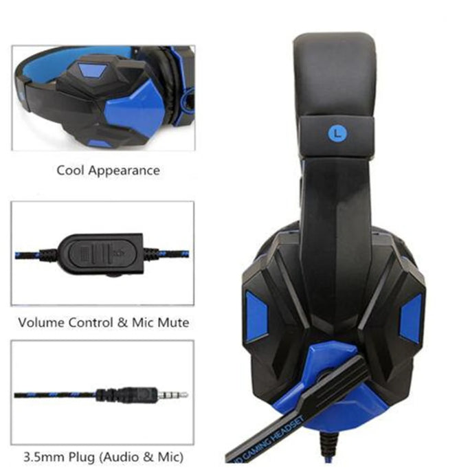 Wired Headphones Gaming Headset for PS4 PS5 Xbox