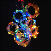 6/4/3M USB Curtain String Lights Fairy Light Christmas Garland Festoon Remote
