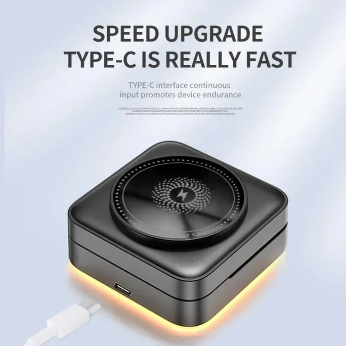 3 In 1 Magnetic Wireless Charger Pad Stand Foldable for iPhone 16-12 Pro Max