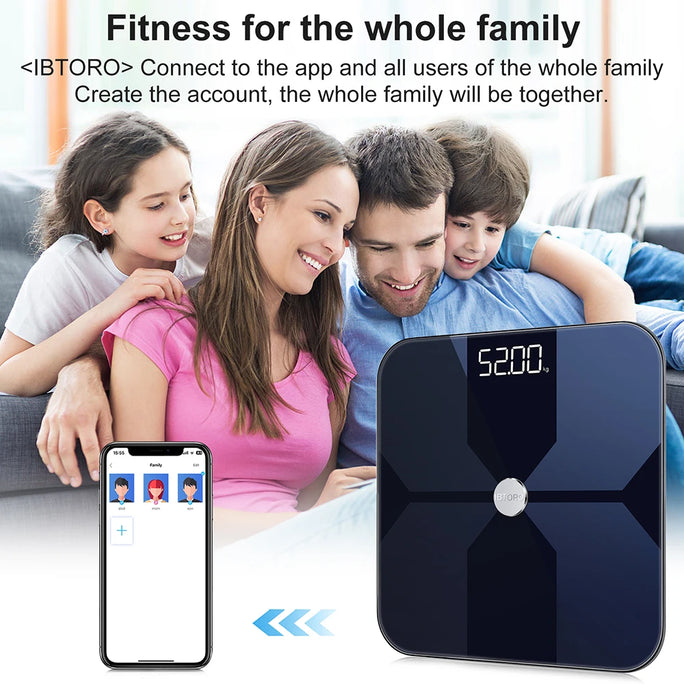 INSMART Body Fat Scale Bathroom Weight Scale Smart Wireless Digital