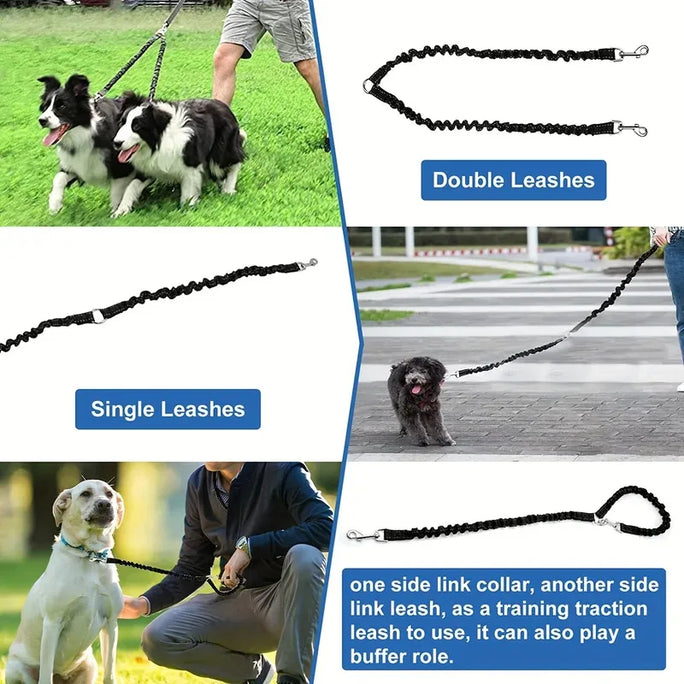 Pet Dog Double Leashes - No Tangle Dog Leash Coupler