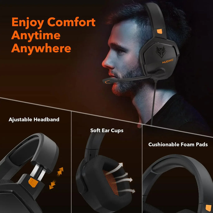 NUBWO N16 Gaming Headset Noise Canceling