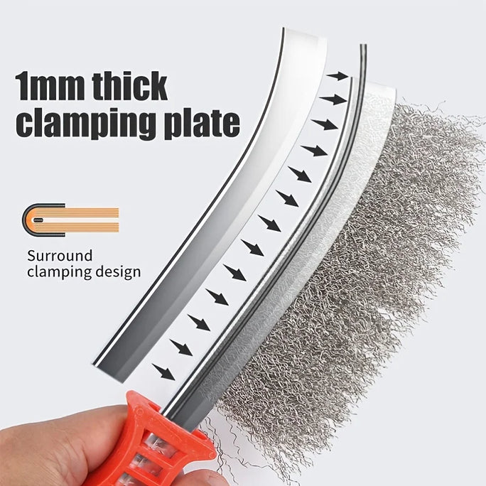 Steel Wire Brush/Wooden Metal Rust Removal Roller
