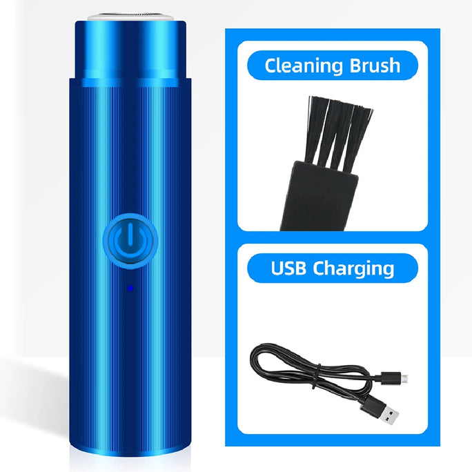 Electric Razor Mini Shavers Portable USB Rechargeable