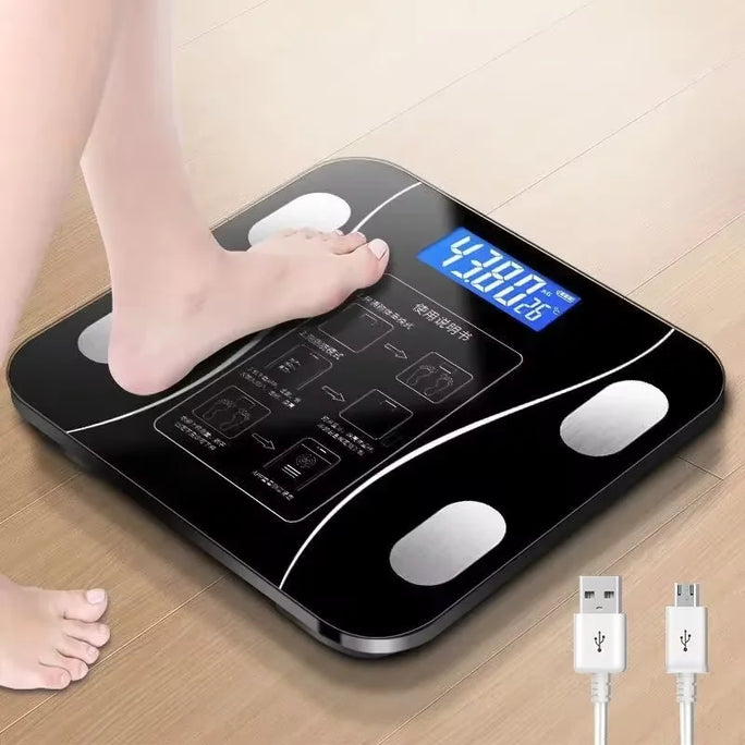 Smart APP synchronized body fat scale bathroom digital scale Bluetooth