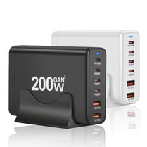 New 200W GaN Desktop charger 6-port USB Type C PD Charger