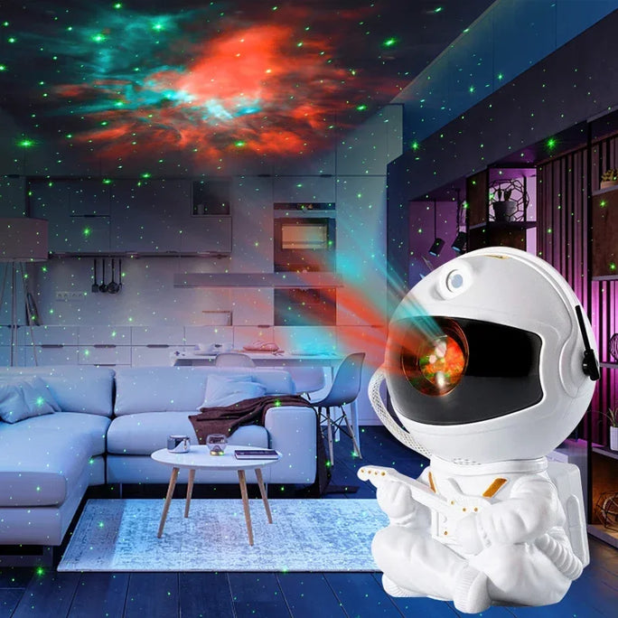Star Projector Galaxy Night Light Astronaut Space