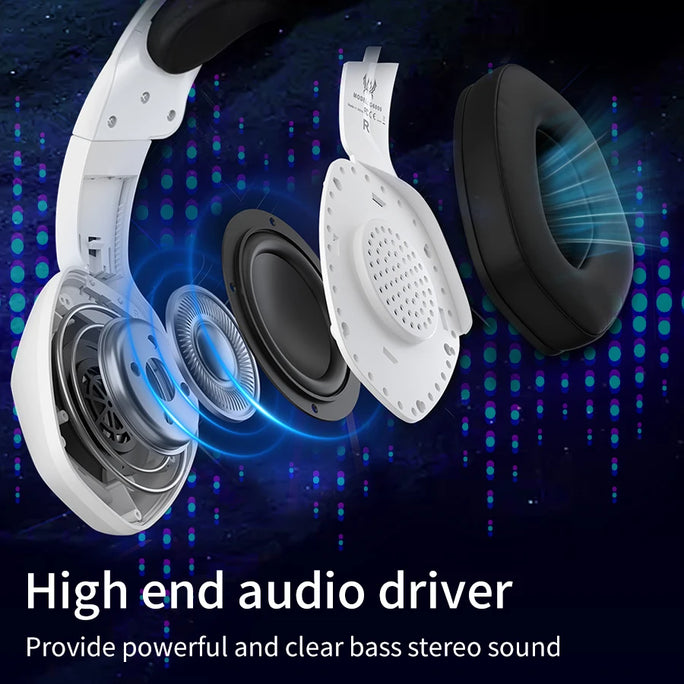 RGB Wired Gaming Headphones Headset with Noise Cancelling