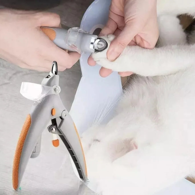 Professional Pet Nail Clipper Scissors with LED
