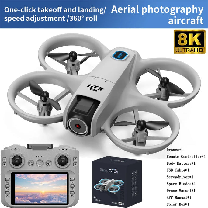 NEW GT3 MAX Drone 8K HD Camera 360°stunt Dual Lens GPS 5G WiFi