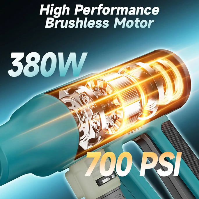 250Bar Brushless Electric High Pressure Washer Gun