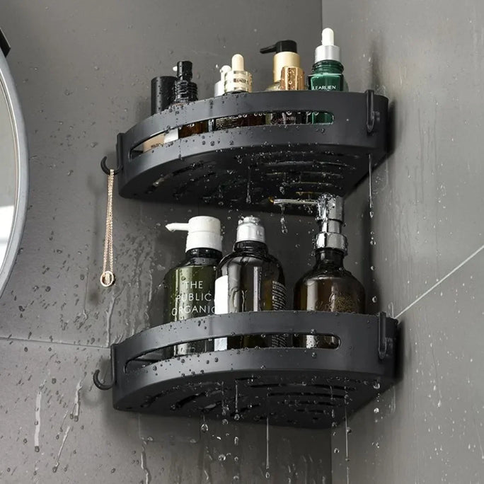 Bathroom Shelves Organizer No Punching Required Kitchen