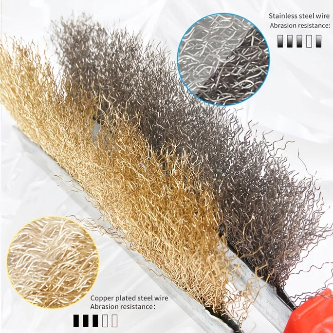 Steel Wire Brush/Wooden Metal Rust Removal Roller