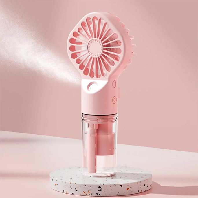 Portable Humidifier Fan Mini Handheld Mist Fan