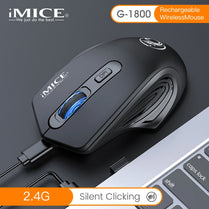 Silent Rechargeable 1600 DPI Adjustable 2.4GHz Wireless