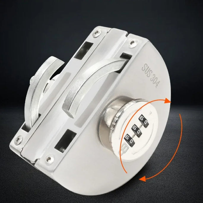 Frameless Glass Door Lock Single/double