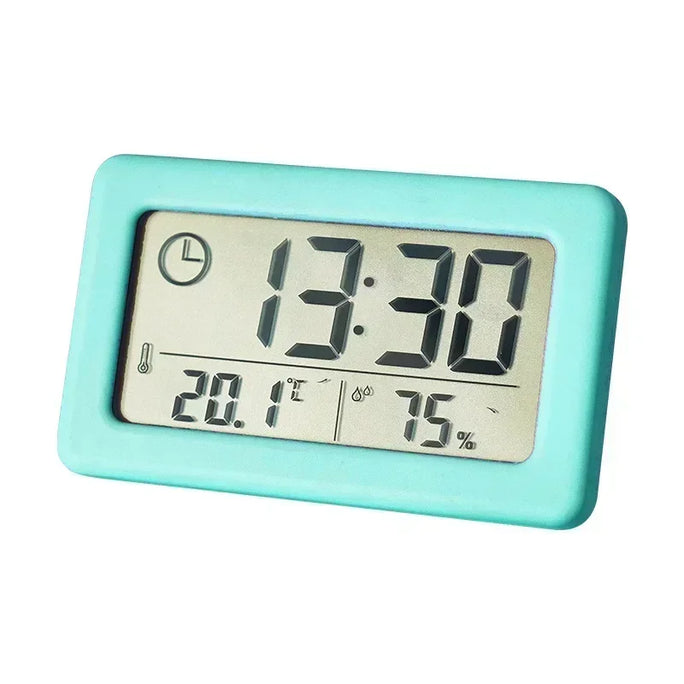 12/24 Hours Wall Clock Thermometer Digital