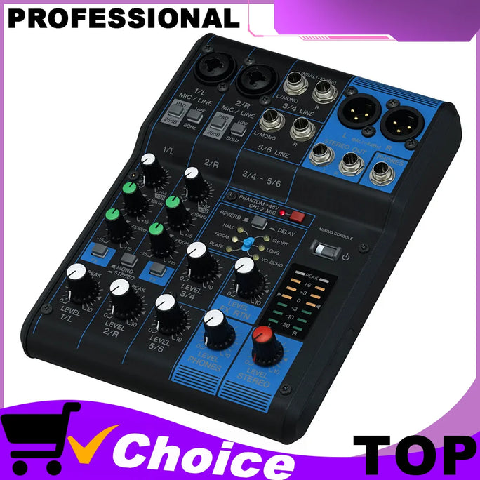 Professional 6 channel Audio Mixer MG06X MG06XU Sound Console