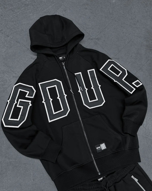 Harajuku Casual Hip-hop American Letter Embroidery Oversized