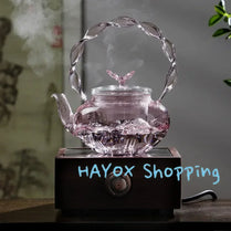 700ml Glass Teapot Tea Water Separation Handle