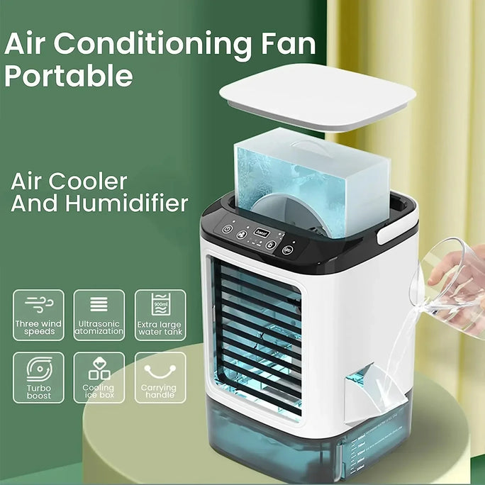 Portable Air Conditioner 3-Speed Small AC Unit Mini