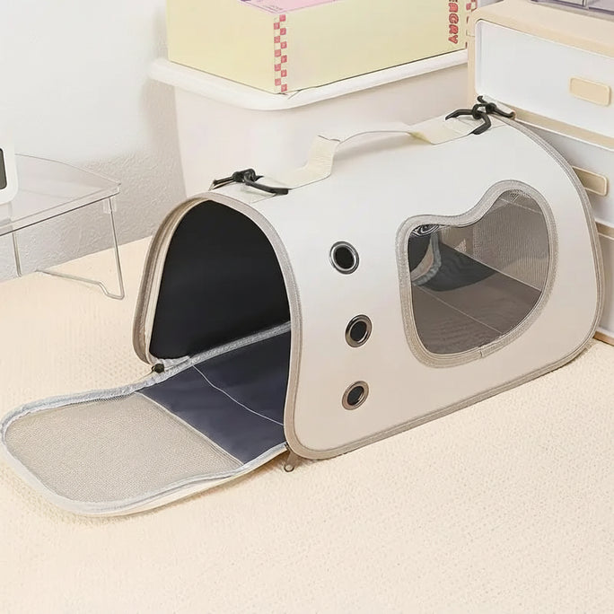 Portable Pet Carrier Bag for Small Dogs Cats Outdoor Foldable Cat