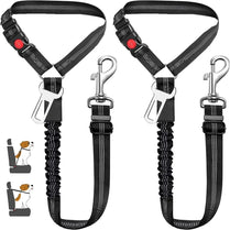 2 in1 Dog Car Harness Leash Adjustable Pet Seat Belt