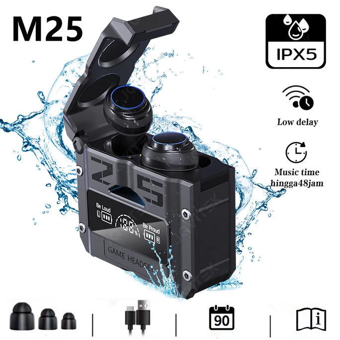 New TWS M25 Bluetooth 5.3 TWS Wireless