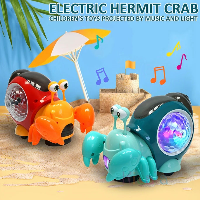 Crawling Crab Baby Toys With Music Light Up