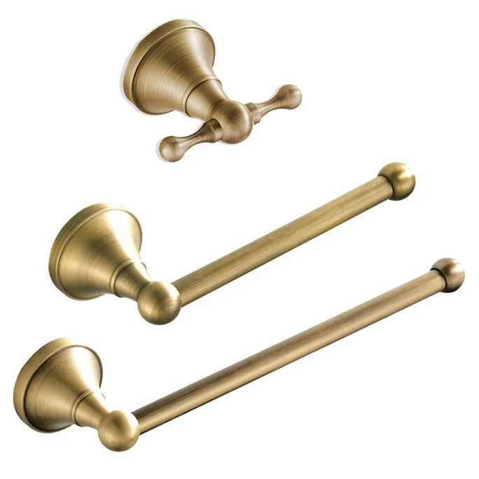 Bathroom Accessories Antique Brass Wall Mounted set