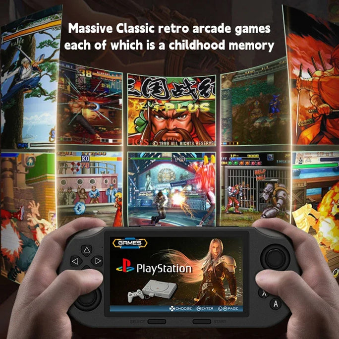 SF3000 Retro Handheld Video Game Console 4.5 Inch IPS Screen Game