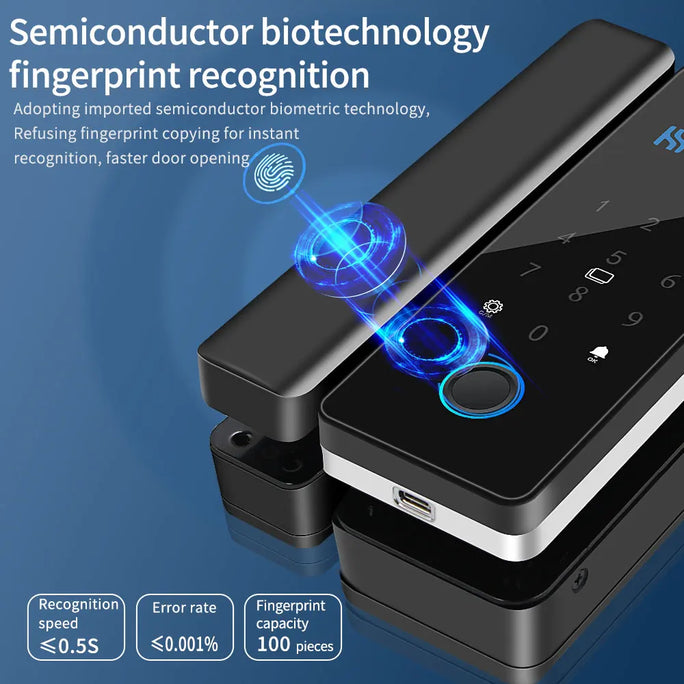 Smart Door Lock For Wooden Sliding Glass Door