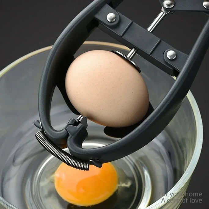 Stainless Steel Eggshell Opener Scissor Cracker Egg