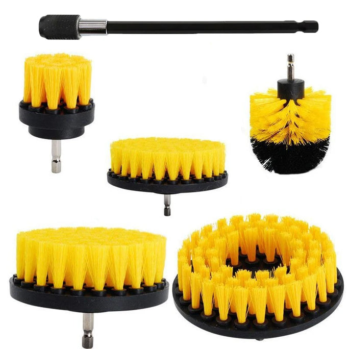 Drill Brush Attachment 6pcs/Set Power Scrubber Wash Cleaning Brushes