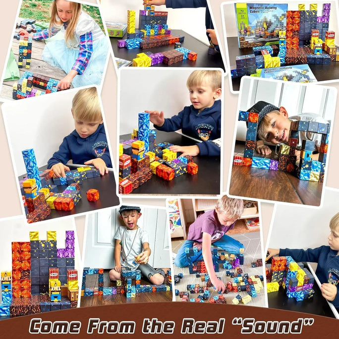 Magnetic Building Block Magnet Cube Mine World