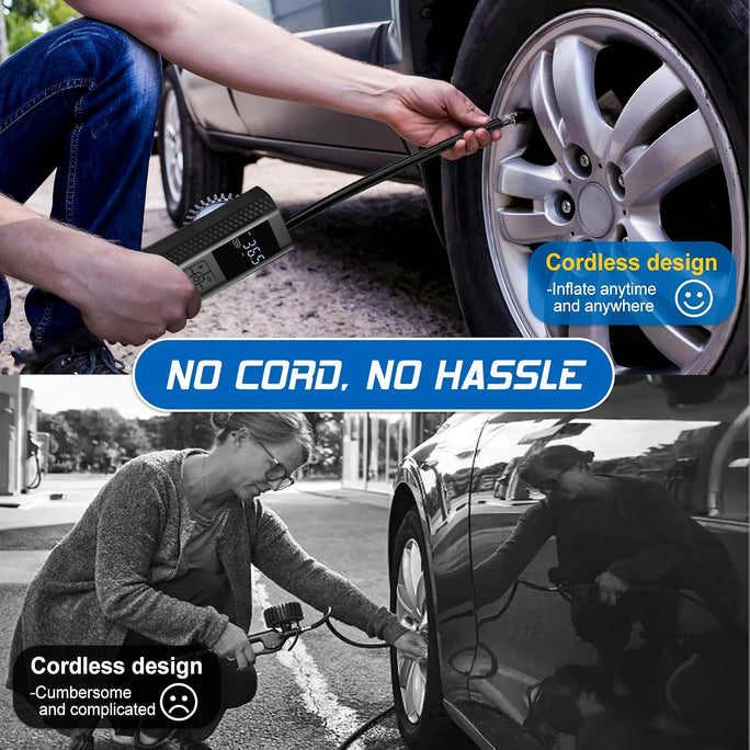Wireless Car Air Pump 150PSI Electric Tire Inflator