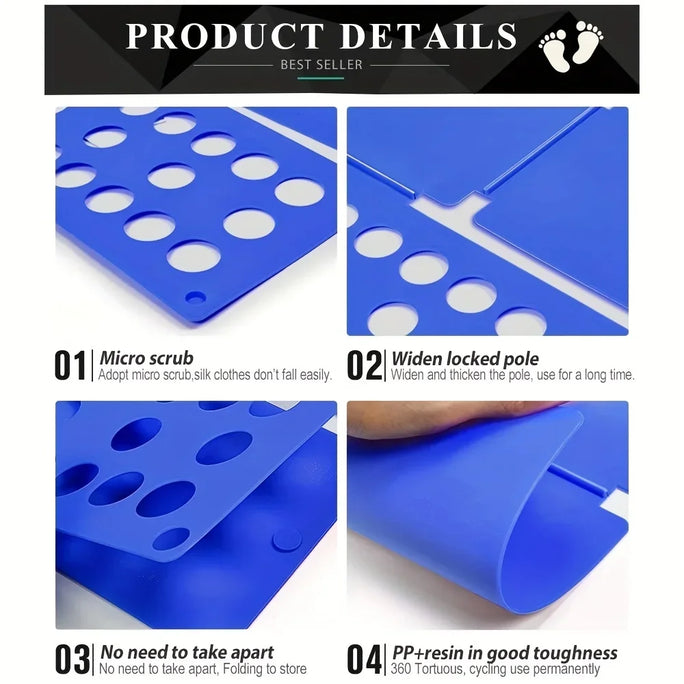 Plastic Clothes Folding Board Easy and Fast Kids Laundry Folder
