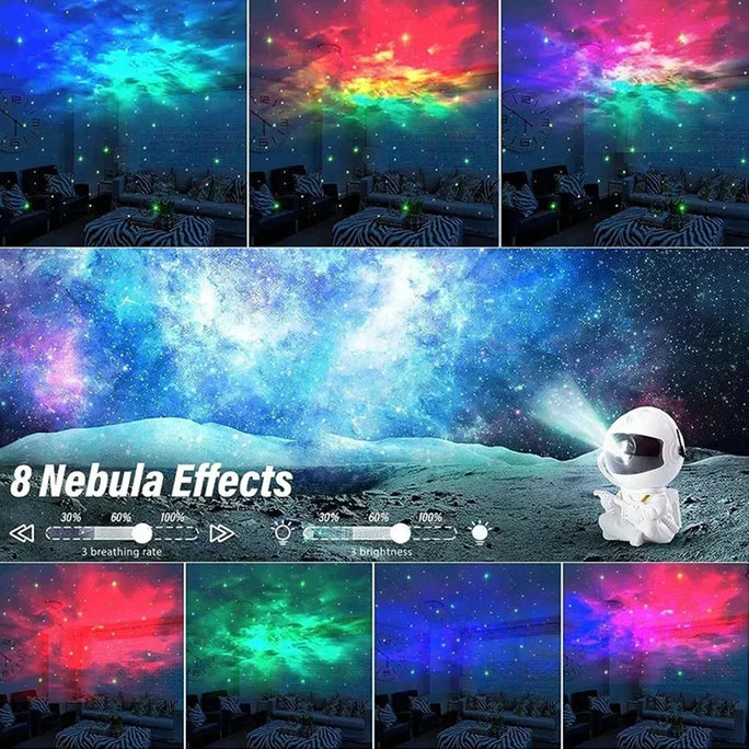 Star Projector Galaxy Night Light Astronaut Space