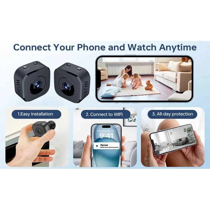 1080P Mini HD 4K Camera WiFi Wireless Monitoring Security Protection Remote