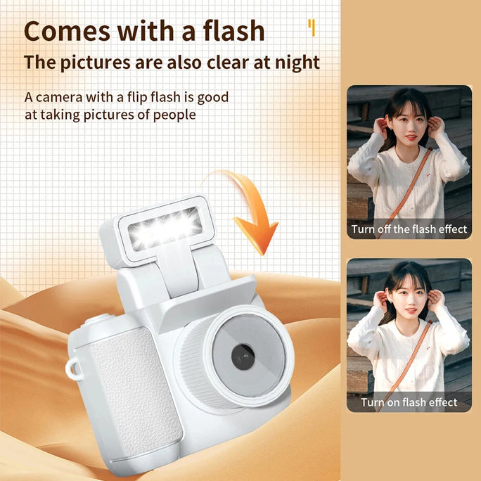 Y4000 Mini Camera With Screen HD 1080P Portable Retro Ultra Compact Mini