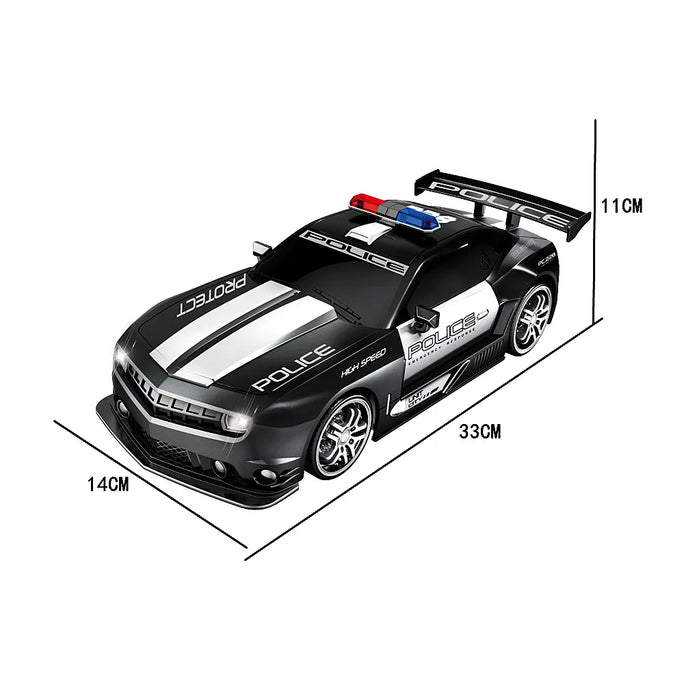 1: 12 Rc Car 2.4G Remote Control Police Cars Models Toy High Speed